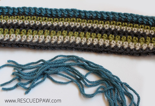 How to Add Fringe to Crochet Projects From Rescued Paw