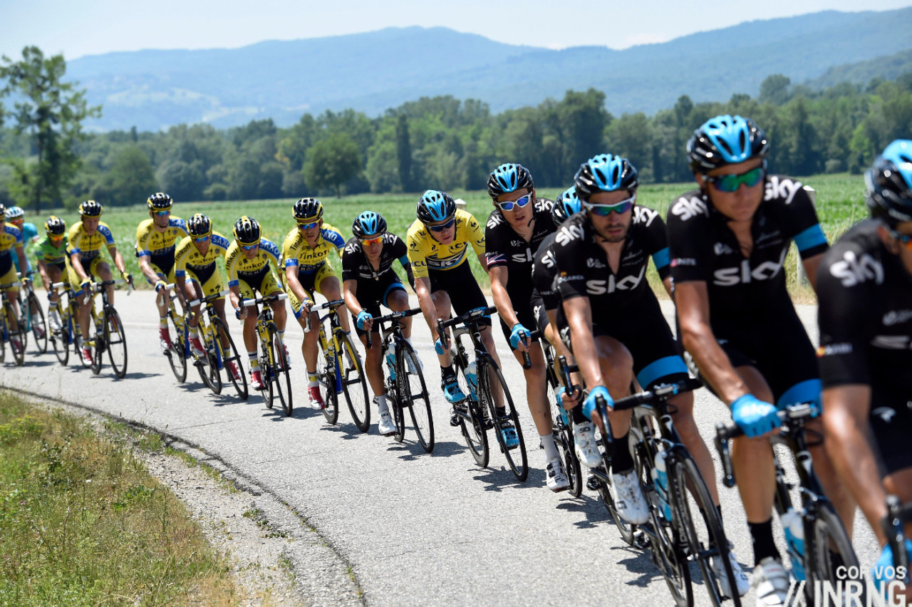 Photo: Team Sky. The near-invincible appearance has vanished this year after a series of bad luck with injuries, crashes and other misfortunes. 