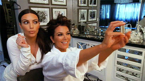 Image result for kim kardashian selfie gif