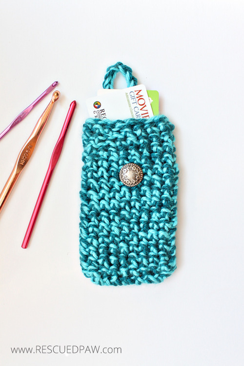 Crochet It! Carry It! Mini bag! Free Pattern From RescuedPaw