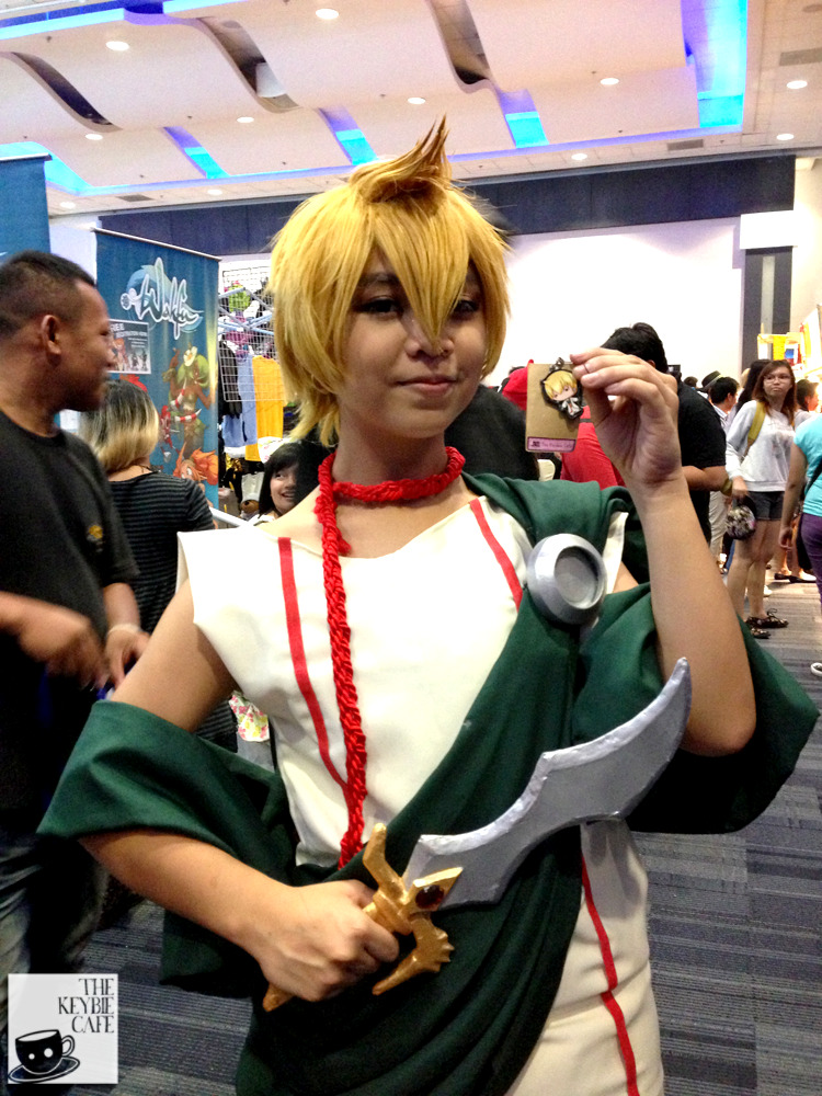 Magi: Labyrinth's of Magic's Alibaba with their keybie lookalike--love the details on this cosplay!