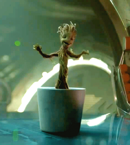 Dancing Baby Groot. [ANIMATED]
