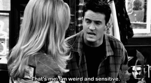 Image result for commitment phobic chandler gif