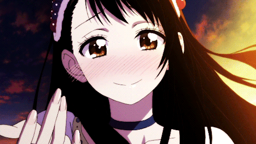 Resultado de imagen para gifs de chicas de anime tiernas sonriendo