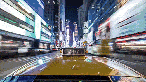 Time Square New York Animated GIF