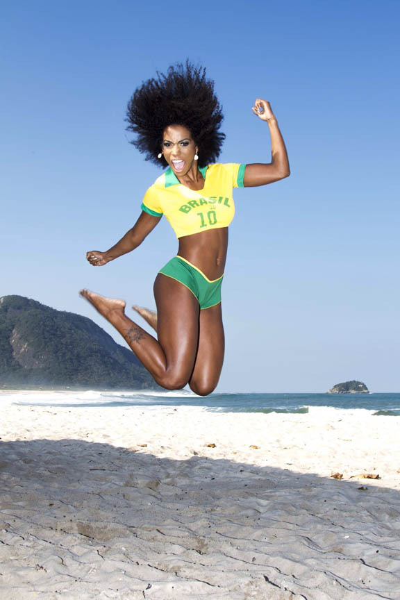 Ivi Pizzott Fine Ass Black Chick Do Brazil Sports Hip