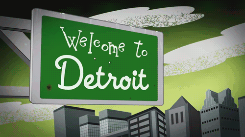 Image result for welcome to detroit gif