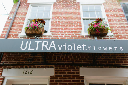 Ultra Violet Flowers Shop Exterior Georgetown