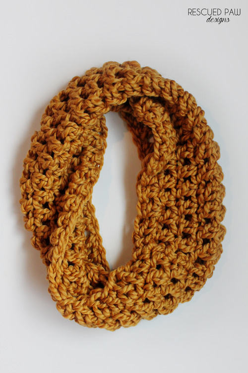 Oversized Mustard Crochet Scarf :: Easy Crochet