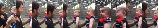 bonehandledknife:  benepla:  altersociety:  OMFG THIS IS ME TALKING TO BABIES  im obsessed w this video   Omfg u think this is funny without sound fucking turn it on i beg of u im laughjng sohard icangbreatheee   😍😍❤️
