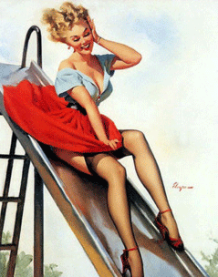 Classic pin-up and the model
source : http://www.ufunk.net/