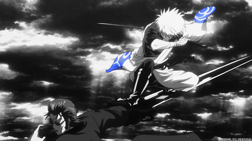 Anime Fight Scene Gif Wallpaper