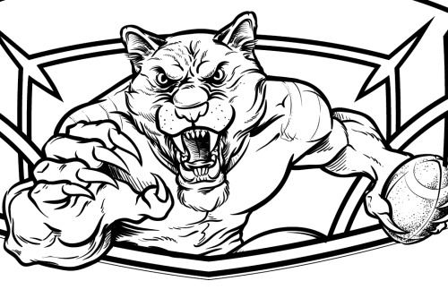 panthers football coloring pages - photo #30