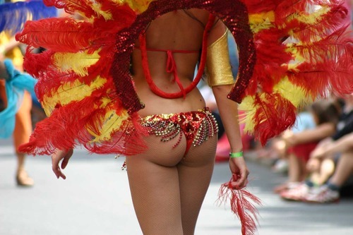 Rio carnival samba dancers nude
