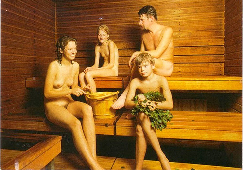 Finnish sauna girls nude